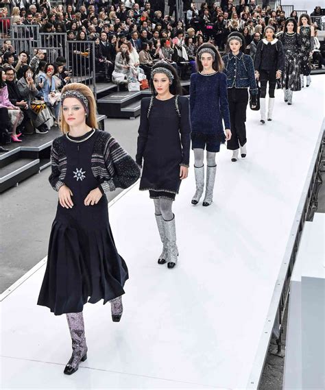 chanel fashion show|chanel fashion show models.